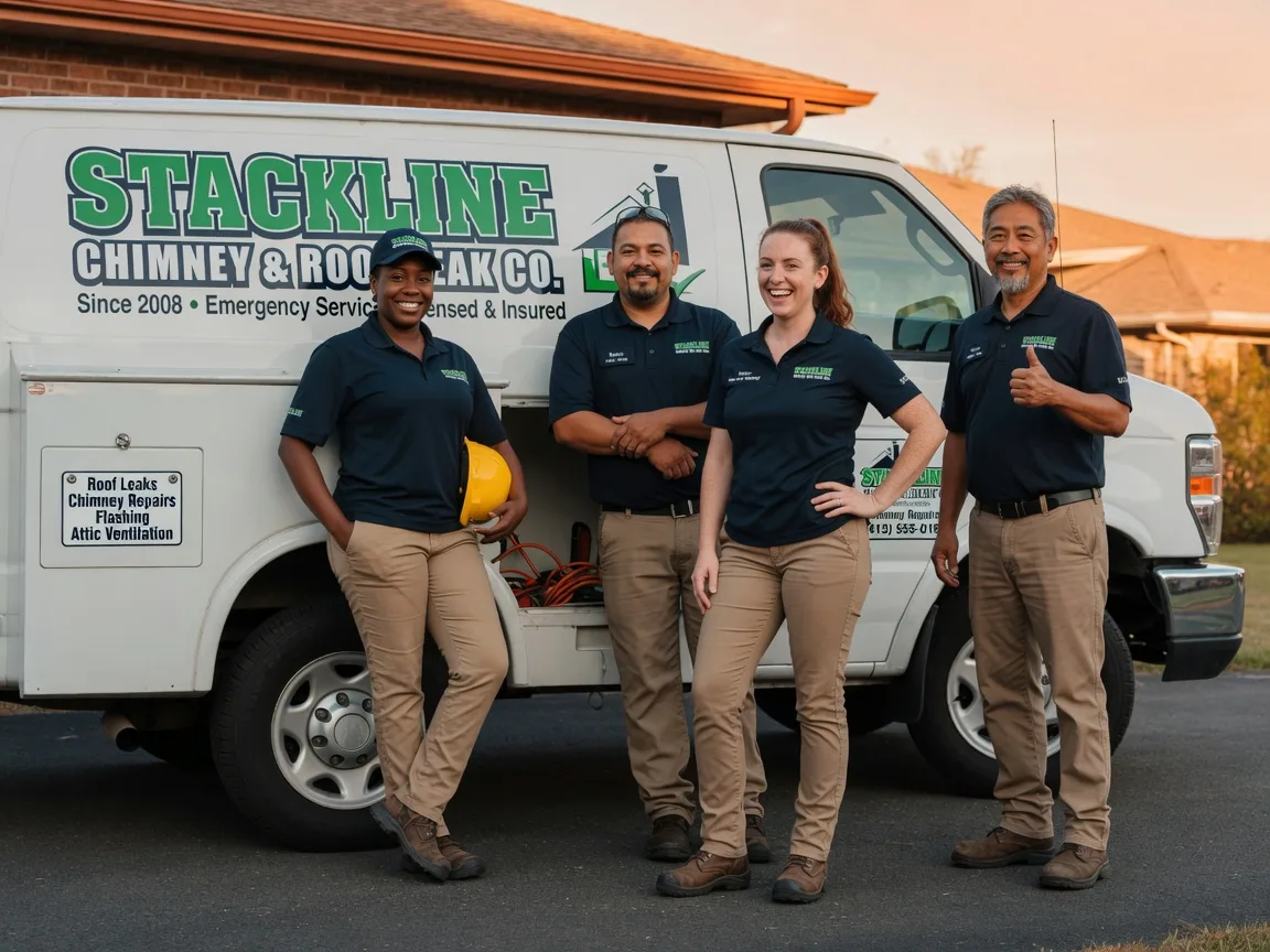 Chimney flashing repair company in Seaman, OH